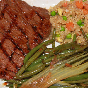 Mongolian-Style Grilled Cowboy Steaks